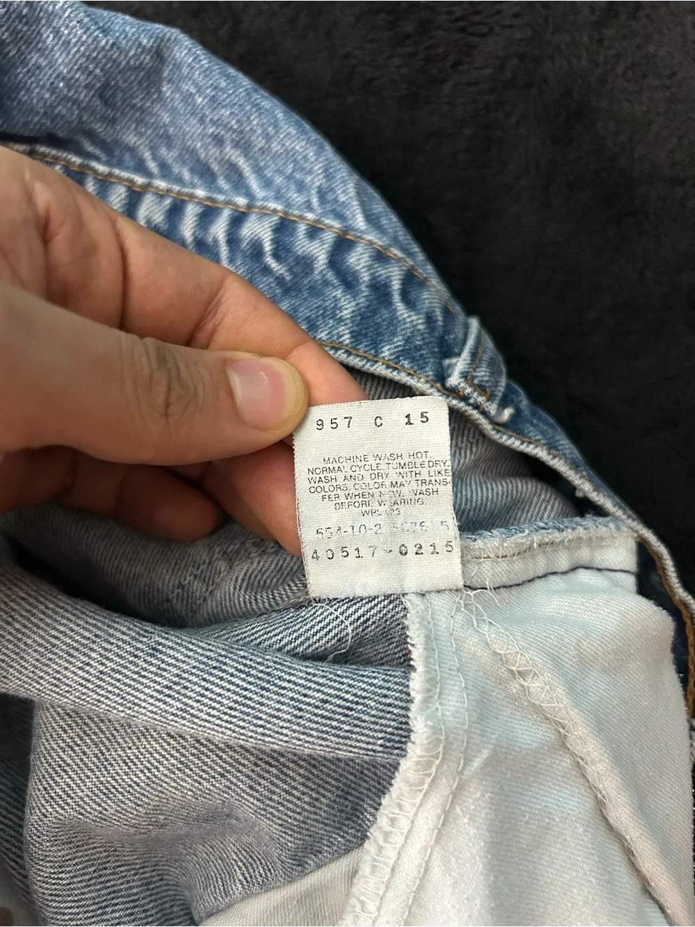 VTG Y2K Levis 517 Jeans Men 34x32 Blue 90s Orange Tab Bootcut Made USA Excellent